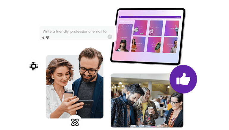 AI Experience - Spel för konferenser mobil